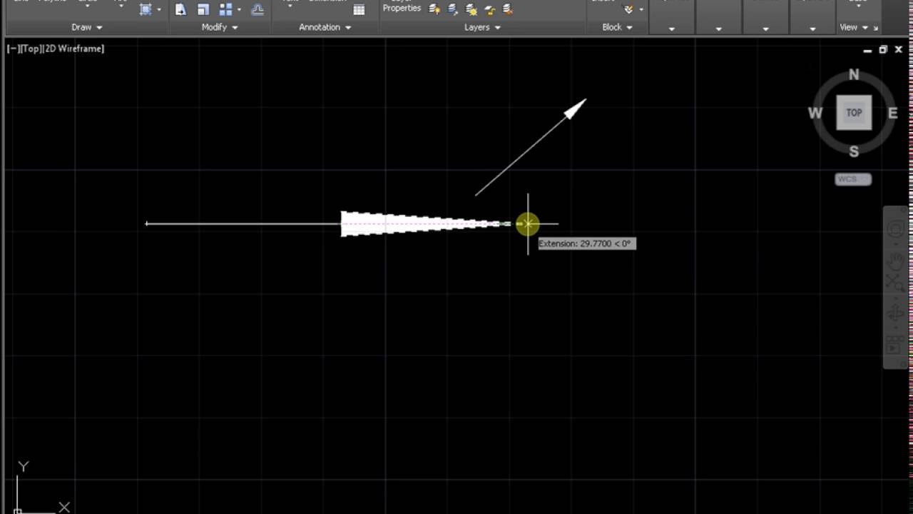 how to add north arrow in autocad